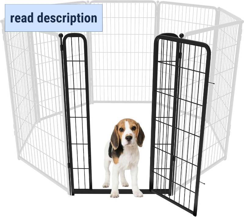 lot 285819 image: FXW Rollick Dog Playpen, 1 Add-On Gate Panel, Single 45-Inch Gate Panel