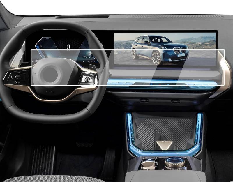 lot 341832 image: ECOZEN Screen Protector For 2024-2026 BMW X5 X6 X7 5 Series2025-2026 X3-9H Tempered Glass 14.9 Inch Navigation12.3 Inch Instrument Cluster Screen Protector For 2023-2026 2347 Seires Accessories