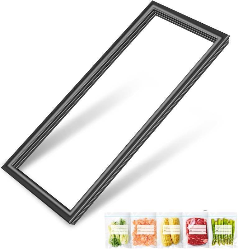lot 330971 image: UPGRADED W10830047 Refrigerator Door Gasket Replacement Compatible with KitchenAid, JennAir Whirlpool Refrigerator Door Seal, Replaces Part Number W10163998 W10435971 4458806 Freezer Door Gasket