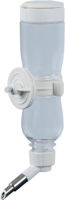 lot 211299 image: Leak-Proof Small Animal Water Bottle for Chinchillas, Birds, Hamsters, Guinea Pigs, Rabbits and Other Small Pets. (White, 8.12oz)
