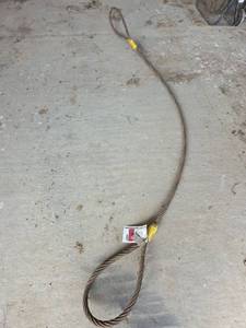 lot 14397 image: Steel Wire Rope Choker Sling 9.8ft