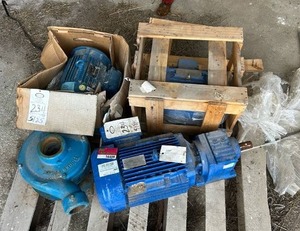 lot 14409 image: Industrial End Suction Pump Sew-Eurodrive, WEG, And Crown Triton Motors
