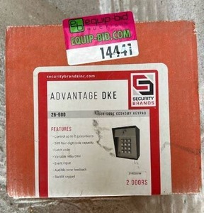 lot 14441 image: SecurityBrand 26-500 Access Control Keypad