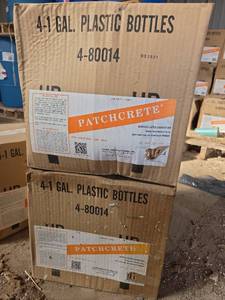 lot 14458 image: Patchcrete Acrylic Latex Liquid - 1 Gallon (4 Pack) - Set of 2