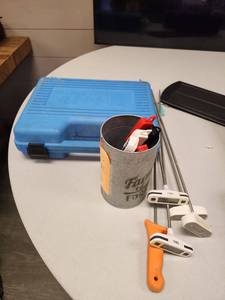 lot 15121 image: Professional TP300 Food Kitchen Digital Probe Thermometer Set with Hanna HI96771 Chlorine Meter