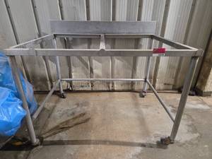 lot 15210 image: Stainless Steel Table Frame