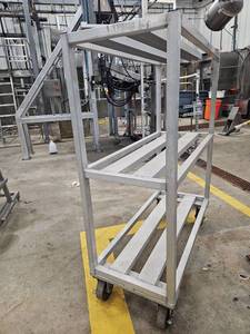 lot 15251 image: Win-Holt Mobile Storage Rack