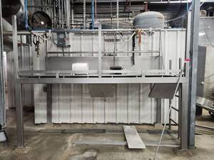 lot 15264 image: Industrial Overhead Rail System with Safety Equipment