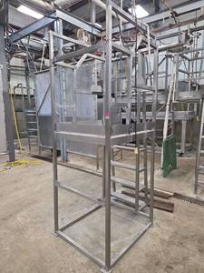 lot 15266 image: Industrial Stainless Steel Platform