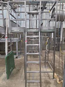 lot 15273 image: Industrial Stainless Steel Platform