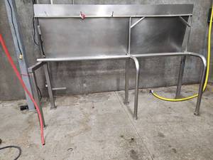 lot 15274 image: Stainless Steel Commercial  Shelving Unit