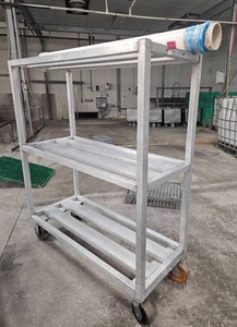 lot 15279 image: Winholt Aluminum Rolling Storage Rack