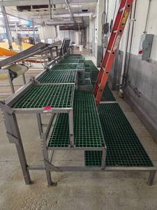 lot 15291 image: Industrial Platforms with Non-Slip Plates
