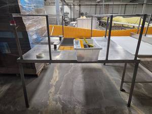 lot 15310 image: Commercial Stainless Steel Table