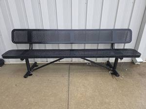 lot 15344 image: 8-Foot Commercial Park Bench