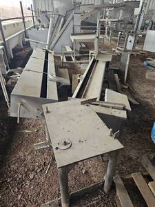 lot 16132 image: Assorted Lot W (2) Column Loaders, Metal Stairs, and Metal Platform