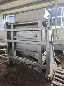 lot 16136 image: Industrial Material Hopper System with Control Panel