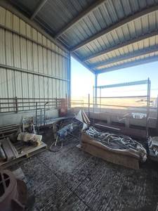 lot 16596 image: Assorted Lot W Hose Reel, Dolly, Hoses, and More