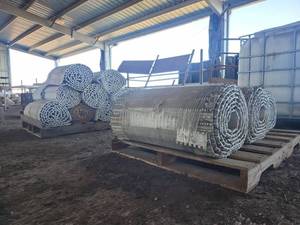 lot 16603 image: Bulk Lot of Industrial Roller Conveyor Belts