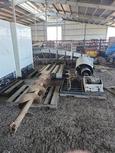 lot 16614 image: Assorted Lot W YAMA Industrial YOM 2005 Coffee Roaster Auger Parts and Misc. Parts