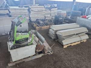 lot 16627 image: Assorted Lot W Greenworks Pro 2300 PSI Pressure Washer and Parts