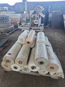 lot 16629 image: Industrial Plastic Film Roll Unwinding Machine