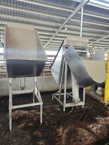 lot 18688 image: Stainless Steel Livestock Feed Hopper