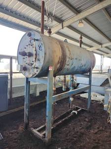 lot 18700 image: Industrial Steam Boiler Tank with Stand