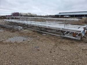 lot 15356 image: 30ft Aluminum Conveyor System Parts