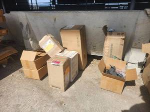 lot 15430 image: Assorted Lot W Craftmade Z150-TB Cast Aluminum Wall Mount Light and More