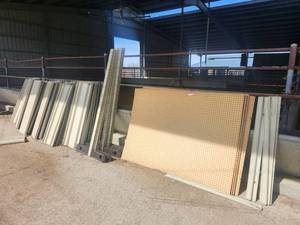 lot 15435 image: Commercial Pegboard Display Panels