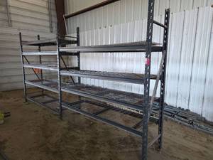 lot 19308 image: Industrial Steel Storage Rack System