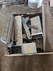 lot 19315 image: Assorted Metal Scrap Lot with Hardware