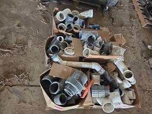 lot 19317 image: Large Lot of PVC Plumbing Fittings and Valves