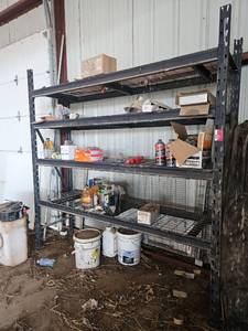 lot 19331 image: NSF Industrial Steel Storage Rack System