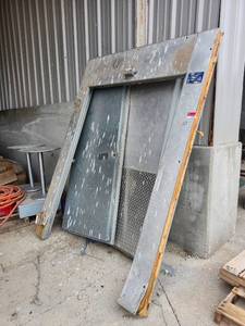 lot 15439 image: W.A. Brown Commercial Freezer Door Panel