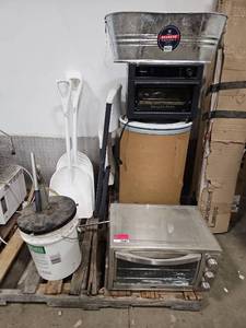 lot 15687 image: Assorted Lot W Tractor Hydraulic and Transmission Fluid, Toaster Ovens and More