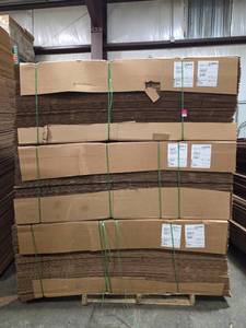 lot 15711 image: Bulk Lot of Cardboard Combo Bin Boxes