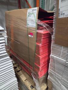lot 15721 image: Bulk Lot of Red Box Lids