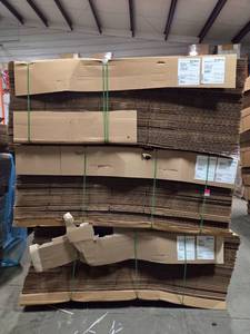 lot 15734 image: Bulk Lot of Cardboard Box Combo Bins