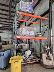 lot 15825 image: Industrial Warehouse Pallet Racking System
