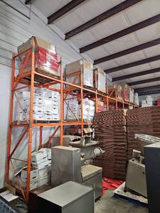 lot 15826 image: Industrial Warehouse Pallet Racking System