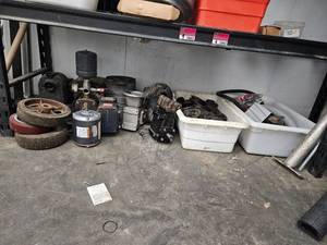 lot 15863 image: Assorted Lot W Industrial Motor and Machinery Parts
