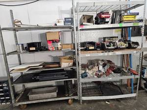 lot 15864 image: Contents of Shelving Including Hardware, Books, and More