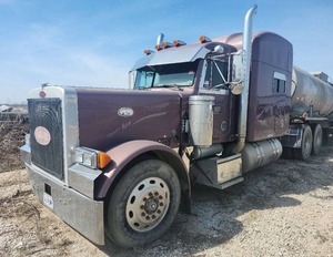 lot 13 image: 2003 Peterbilt 379 Semi Truck - PURPLE (TANK NOT INCLUDED)