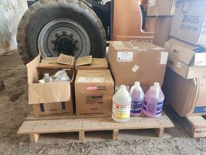 lot 15931 image: Food Processing Supply Lot - Lactic Acid, Equipment Oil &amp More