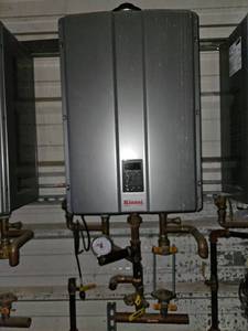 lot 23545 image: Rinnai Natural Gas Tankless Water Heater