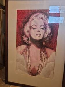 lot 11 image: 1950s Hollywood Icon Print Marilyn Monroe