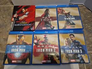 lot 28540 image: Marvel Studios Thor & Iron Man Blu-ray Collection