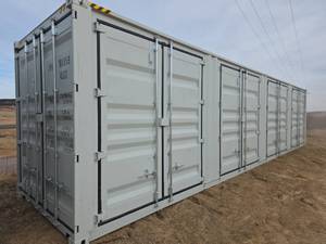lot 804 image: 40ft High Cube Storage Container - Side Opening